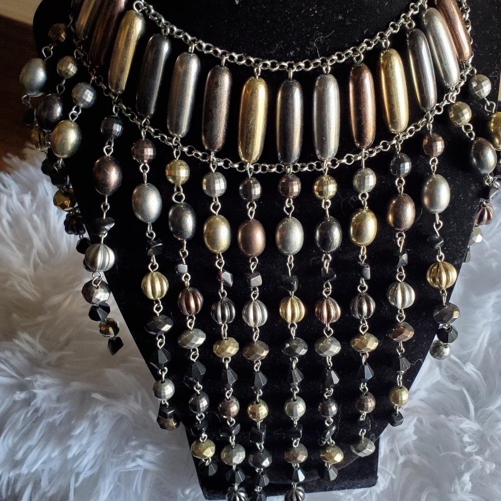 Waterfall Statement Necklace